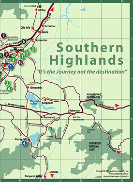Southern Highlands Map